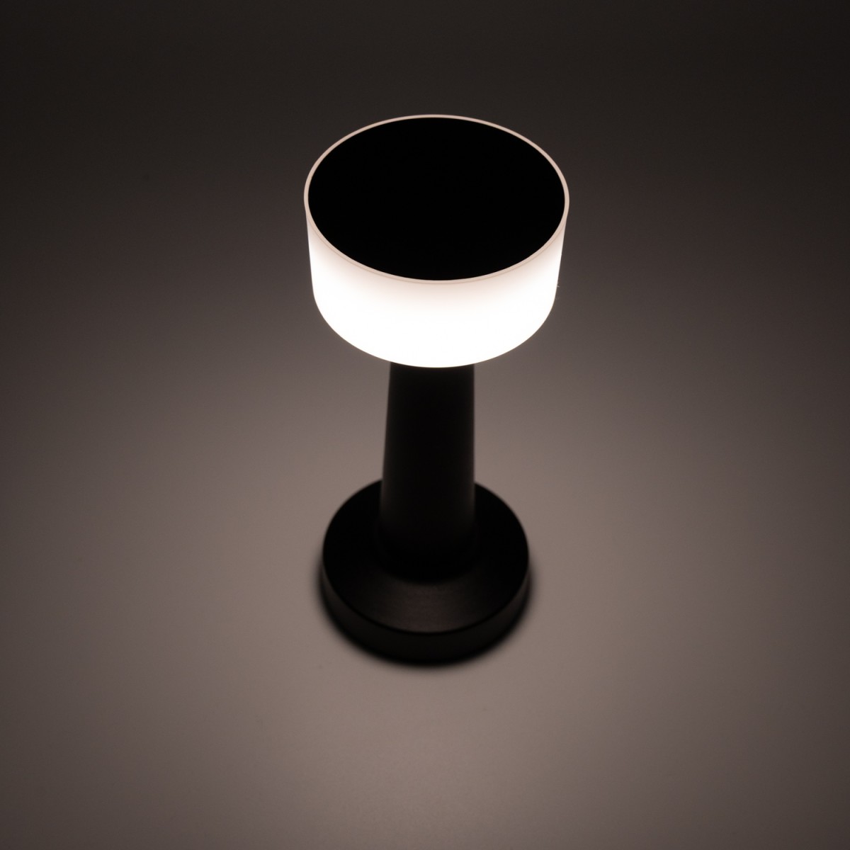 Επιτραπέζιο Φωτιστικό LED Μαύρο Μεταλλικό – Επαναφορτιζόμενο με USB, Μπαταρία 1200mAh