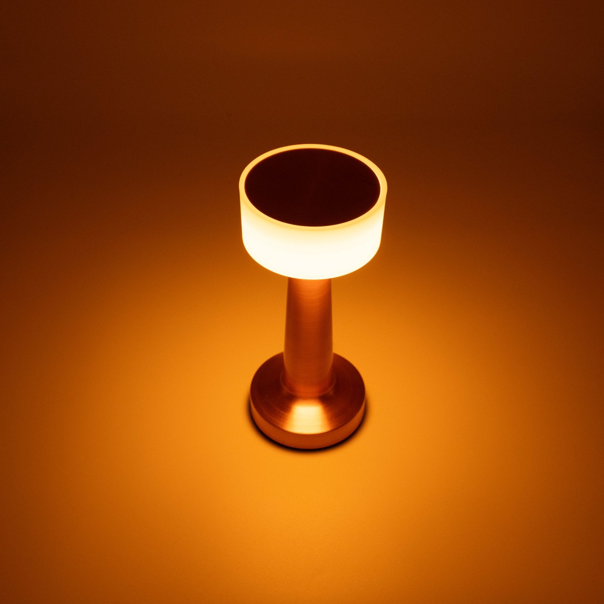 Επιτραπέζιο Φωτιστικό LED Μπρονζέ Μεταλλικό – Επαναφορτιζόμενο με USB, Μπαταρία 1200mAh