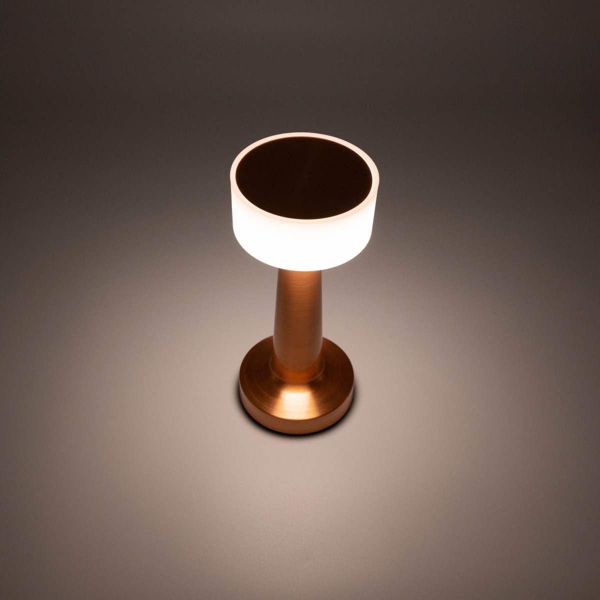 Επιτραπέζιο Φωτιστικό LED Μπρονζέ Μεταλλικό – Επαναφορτιζόμενο με USB, Μπαταρία 1200mAh