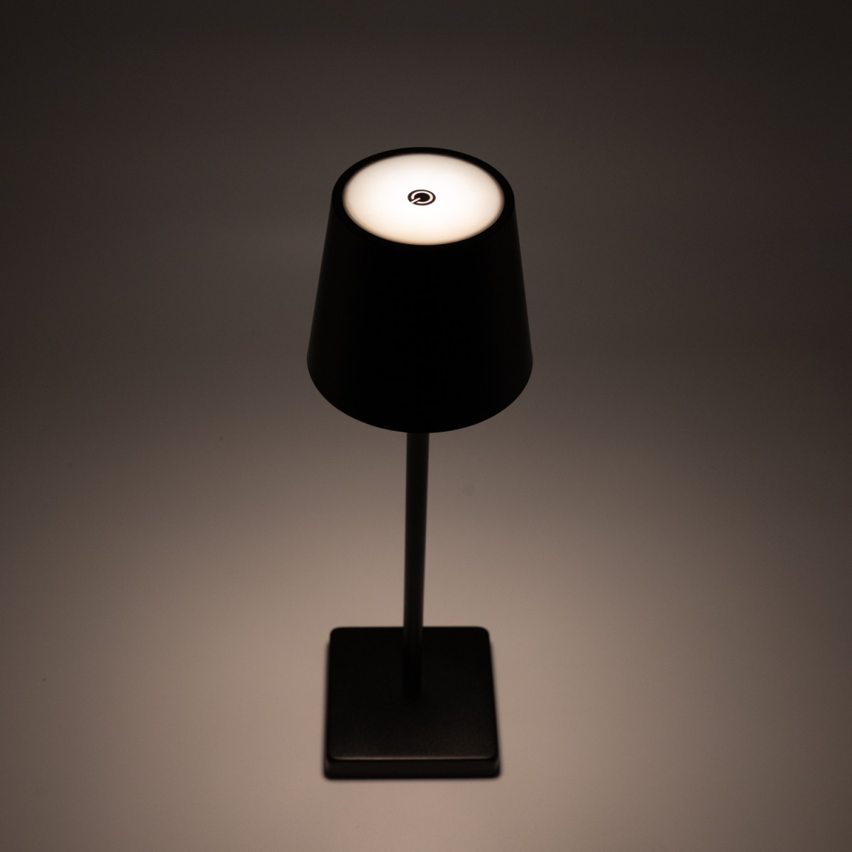 Επιτραπέζιο Φωτιστικό LED Αφής Μαύρο 38cm Επαναφορτιζόμενο με USB, 3 Ρυθμίσεις Φωτός & Μπαταρία 1200mAh