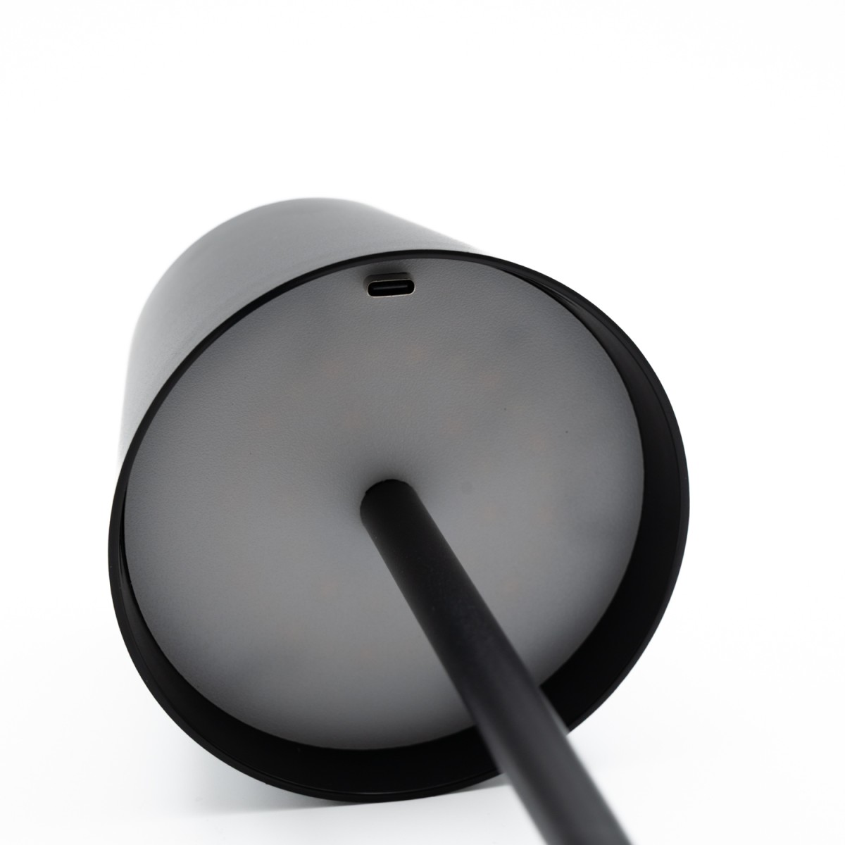 Επιτραπέζιο Φωτιστικό LED Αφής Μαύρο 38cm Επαναφορτιζόμενο με USB, 3 Ρυθμίσεις Φωτός & Μπαταρία 1200mAh