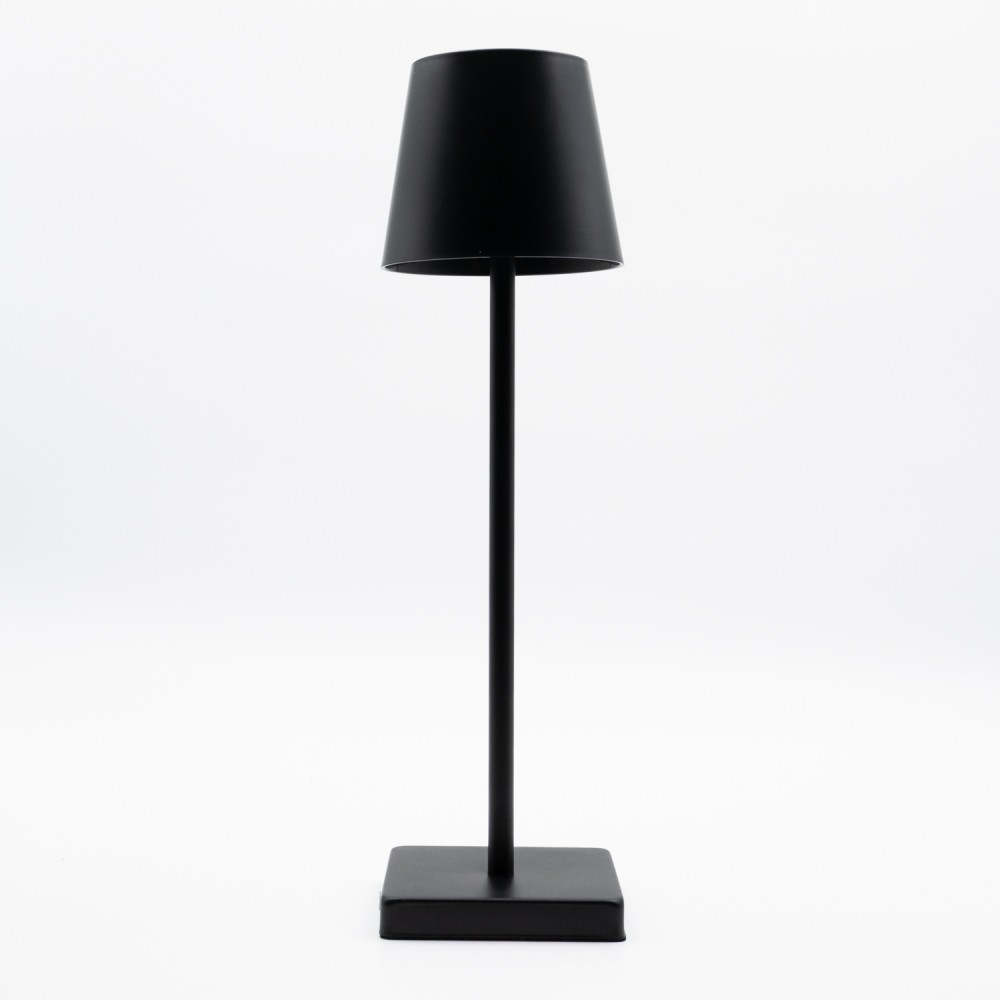 Επιτραπέζιο Φωτιστικό LED Αφής Μαύρο 38cm Επαναφορτιζόμενο με USB, 3 Ρυθμίσεις Φωτός & Μπαταρία 1200mAh