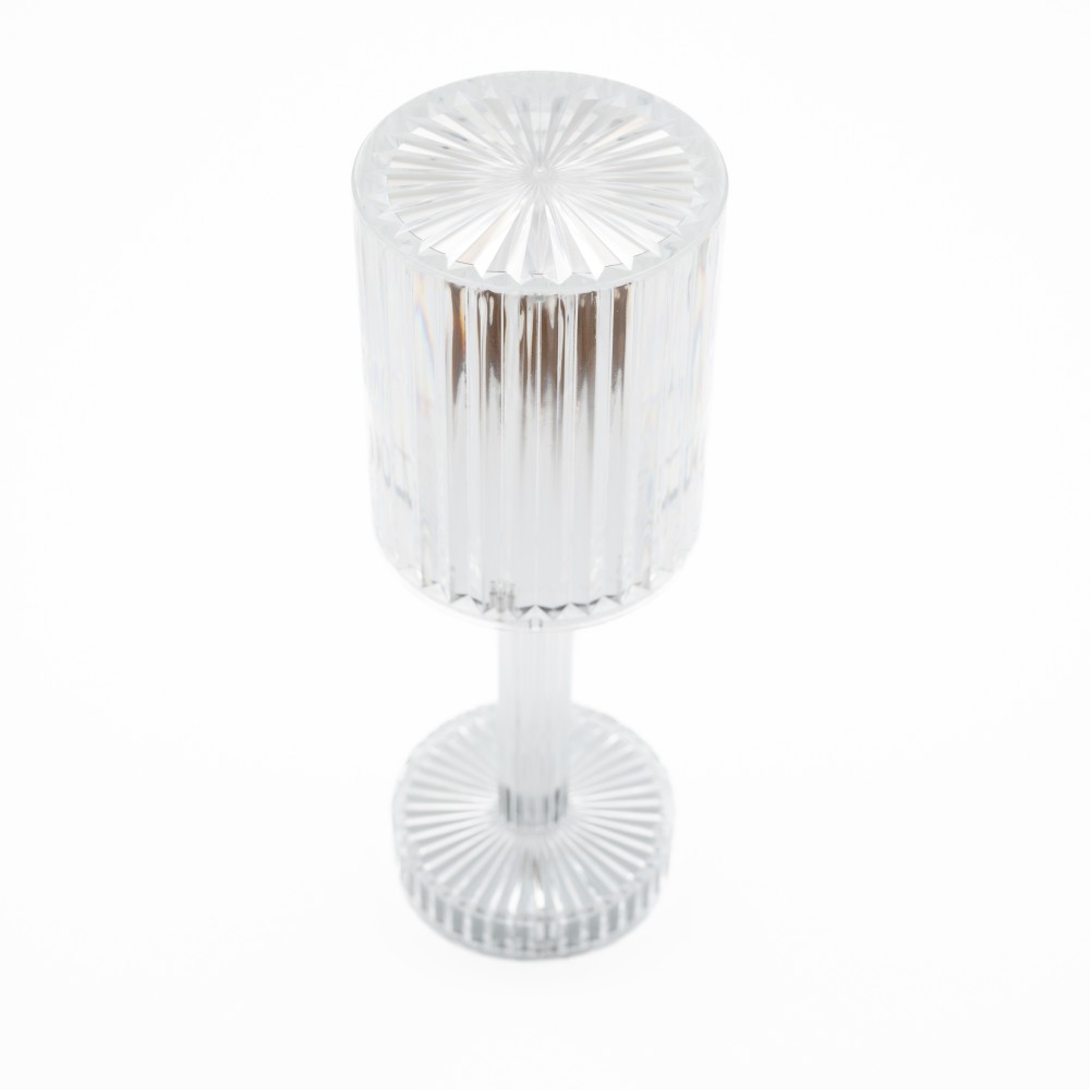 Επιτραπέζιο Φωτιστικό Line LED Αφής – Επαναφορτιζόμενο USB με 3 Ρυθμίσεις Φωτός & Γραμμικό Κρυστάλλιο Εφέ