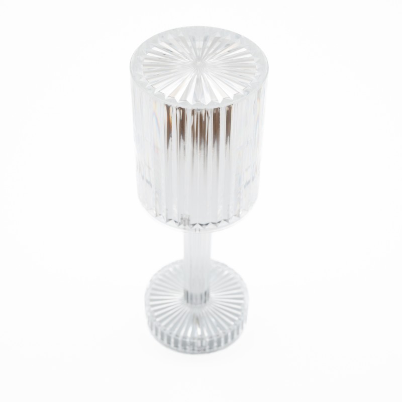 Επιτραπέζιο Φωτιστικό Line LED Αφής – Επαναφορτιζόμενο USB με 3 Ρυθμίσεις Φωτός & Γραμμικό Κρυστάλλιο Εφέ