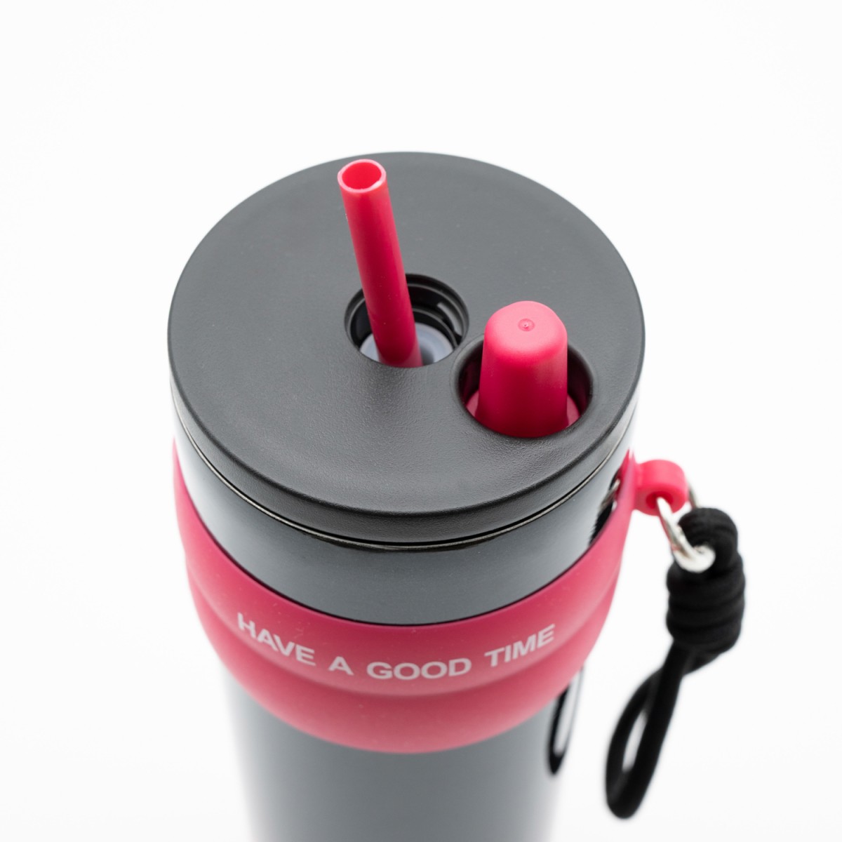 Θερμός 800ml με Καλαμάκι και Λαβή – Θερμός για Κρύα & Ζεστά Ροφήματα