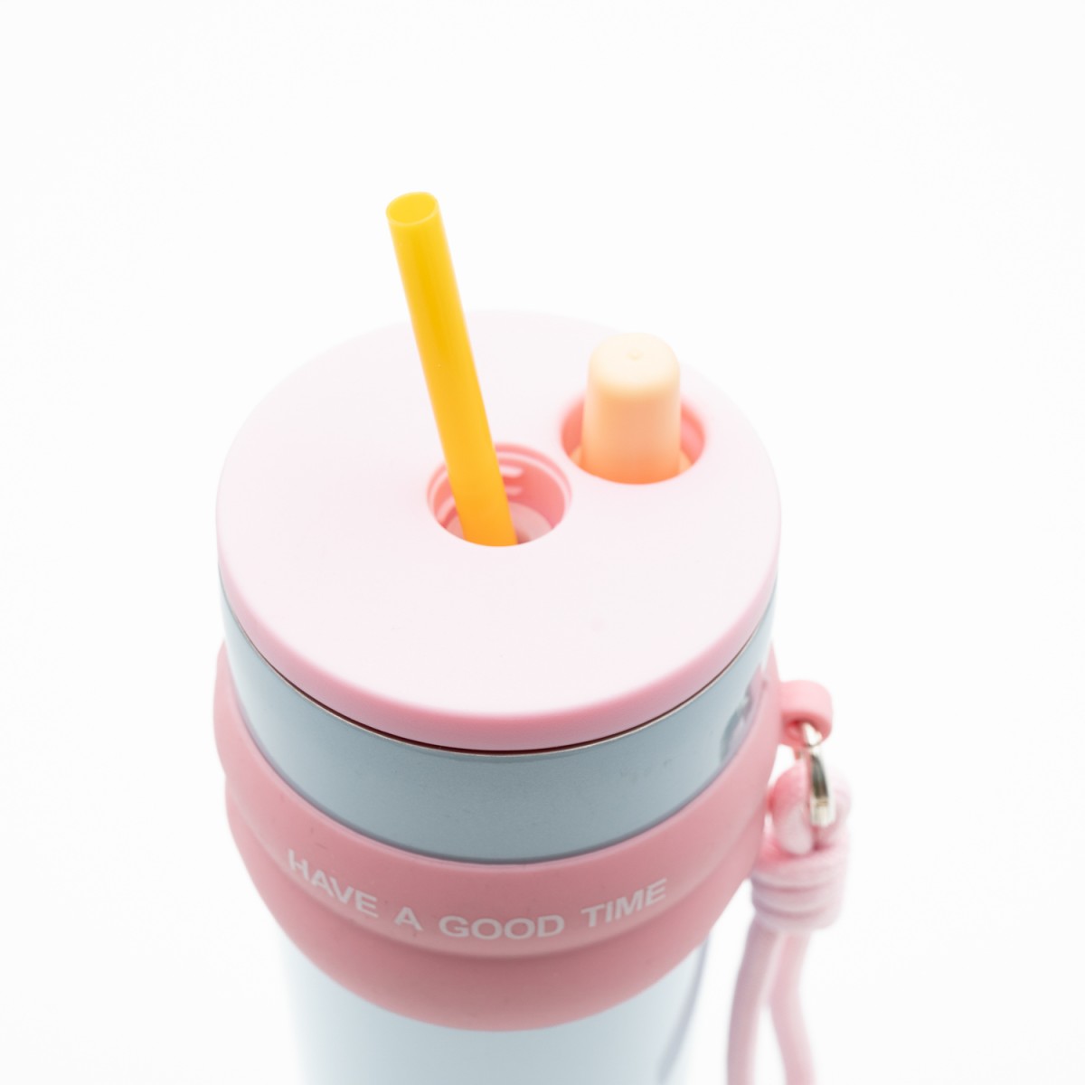 Θερμός 800ml με Καλαμάκι και Λαβή – Θερμός για Κρύα & Ζεστά Ροφήματα