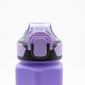 Sports Παγούρι Νερού 750ml Ombre Aqua-Μωβ με Εξαγωνικό Σχεδιασμό, Καλαμάκι Σιλικόνης & Λαβή Μεταφοράς