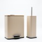 Bamboo Cubic Beige Σετ Πεντάλ 5lt με Soft Close & Πιγκάλ Μεταλλικό