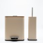 Bamboo Cubic Beige Σετ Πεντάλ 5lt με Soft Close & Πιγκάλ Μεταλλικό