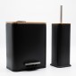 Bamboo Cubic Black Σετ Πεντάλ 5lt με Soft Close & Πιγκάλ Μεταλλικό