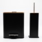 Bamboo Cubic Black Σετ Πεντάλ 5lt με Soft Close & Πιγκάλ Μεταλλικό