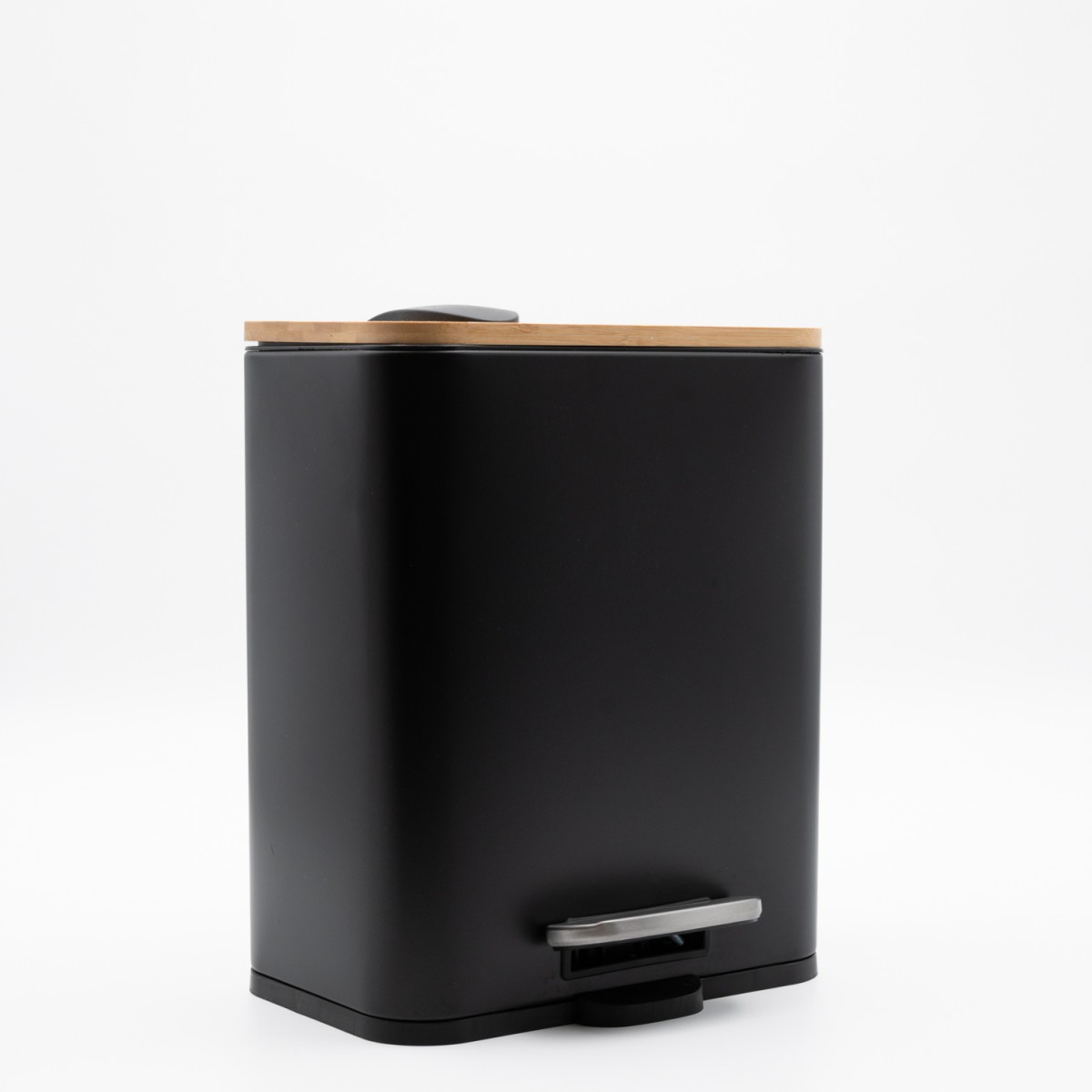 Bamboo Cubic Black Σετ Πεντάλ 5lt με Soft Close & Πιγκάλ Μεταλλικό