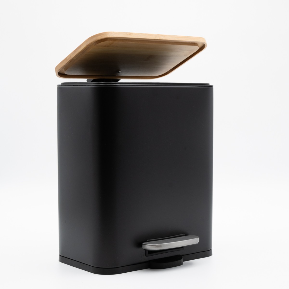 Bamboo Cubic Black Σετ Πεντάλ 5lt με Soft Close & Πιγκάλ Μεταλλικό