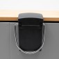 Bamboo Cubic Grey Σετ Πεντάλ 5lt με Soft Close & Πιγκάλ Μεταλλικό