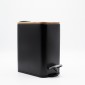 Bamboo Slim Black Σετ Πεντάλ 5lt με Soft Close & Πιγκάλ Μεταλλικό