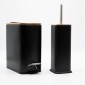 Bamboo Slim Black Σετ Πεντάλ 5lt με Soft Close & Πιγκάλ Μεταλλικό
