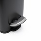 Bamboo Slim Black Σετ Πεντάλ 5lt με Soft Close & Πιγκάλ Μεταλλικό