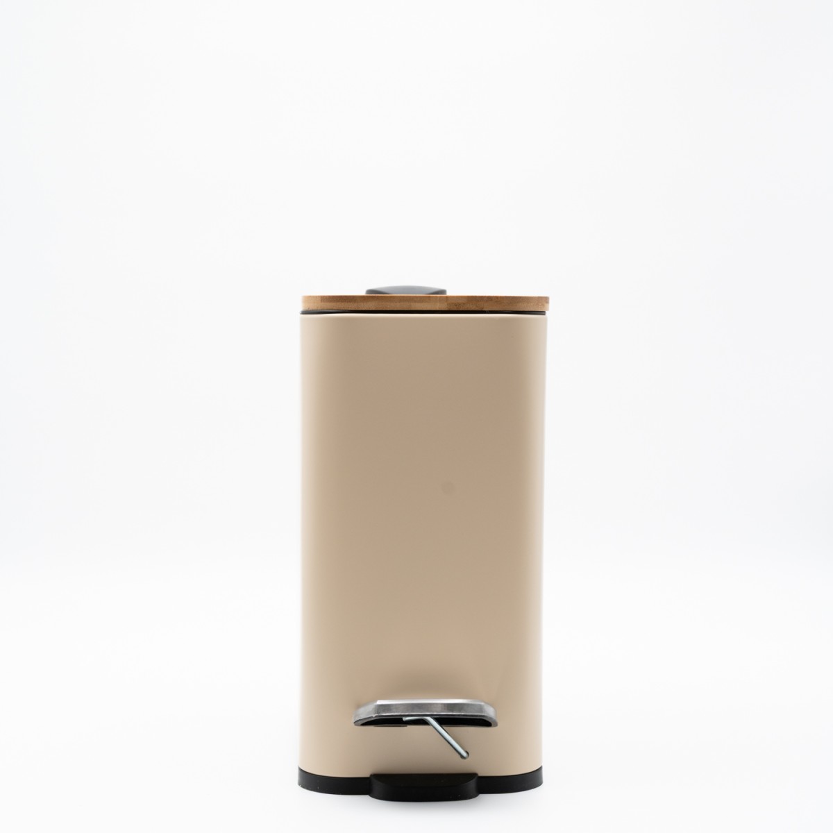 Bamboo Slim Beige Πεντάλ 5lt με Soft Close