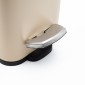 Bamboo Slim Beige Πεντάλ 5lt με Soft Close