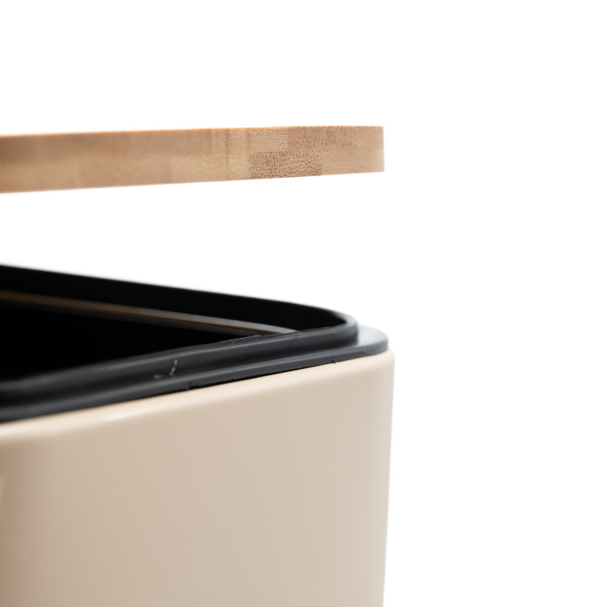 Bamboo Slim Beige Πεντάλ 5lt με Soft Close