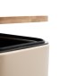 Bamboo Slim Beige Πεντάλ 5lt με Soft Close
