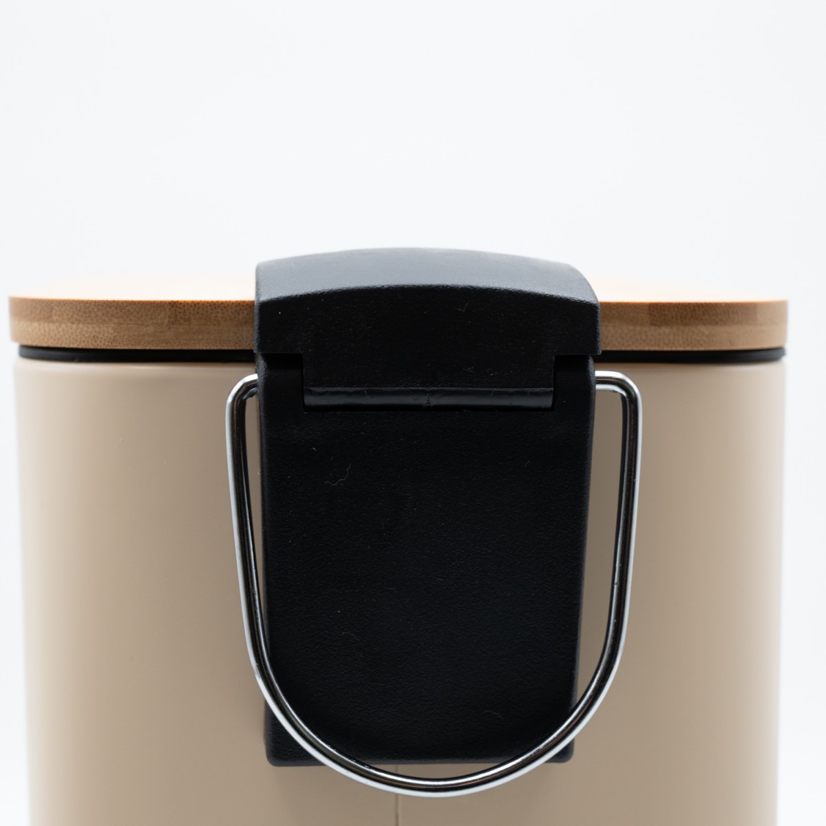 Bamboo Slim Beige Πεντάλ 5lt με Soft Close