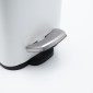 Bamboo Slim White Σετ Πεντάλ 5lt με Soft Close & Πιγκάλ Μεταλλικό