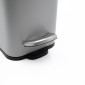 Bamboo Slim Grey Πεντάλ 5lt με Soft Close 