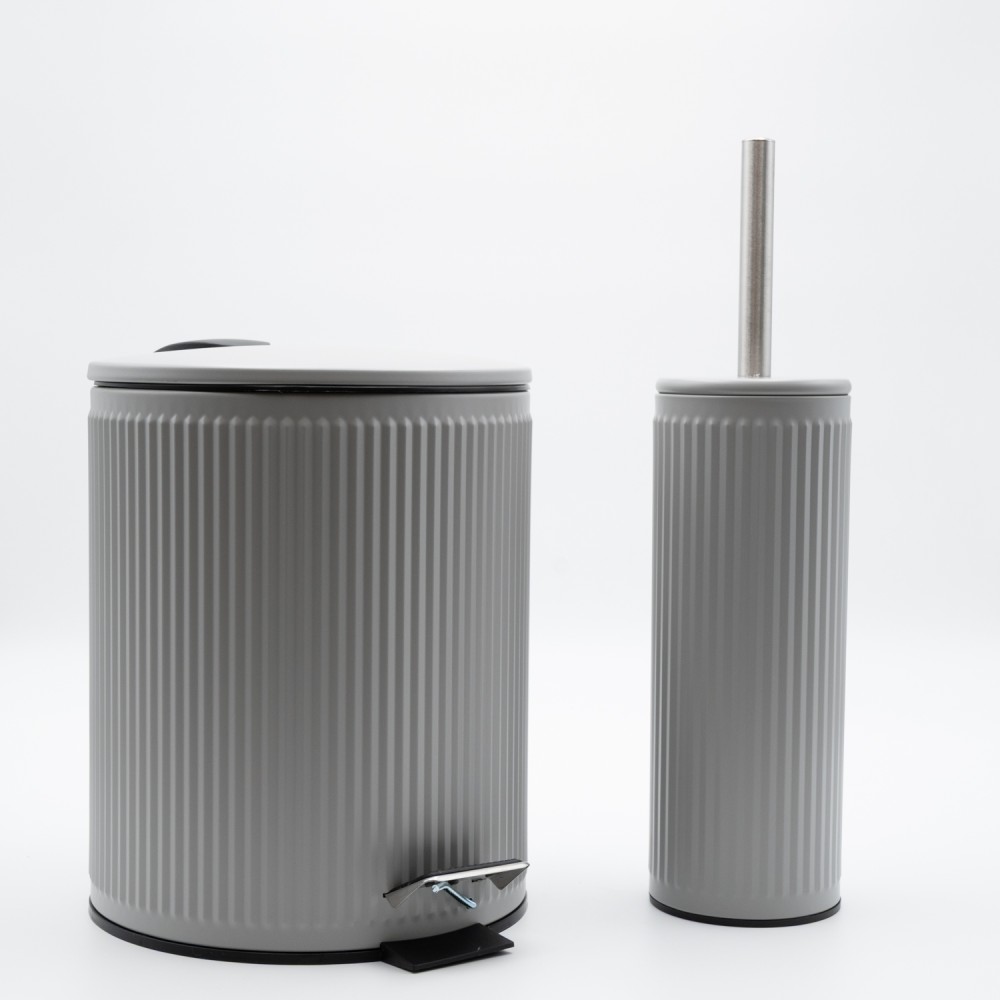 Circle Grey Σετ Πεντάλ 5lt με Soft Close & Πιγκάλ Μεταλλικό
