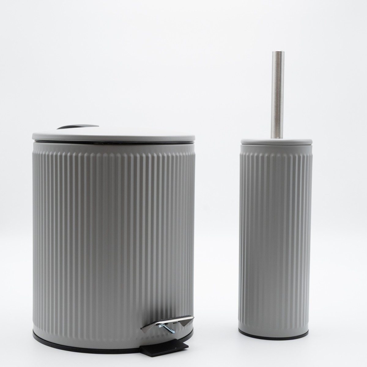 Circle Grey Σετ Πεντάλ 5lt με Soft Close & Πιγκάλ Μεταλλικό
