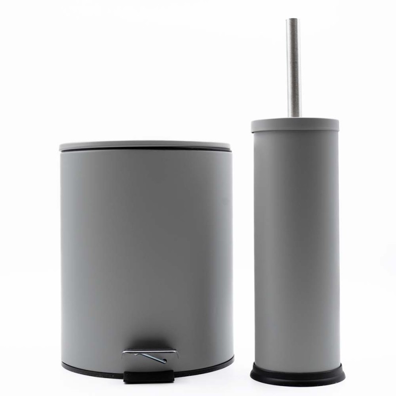 Hotel Classic Grey Σετ Πεντάλ 5lt με Soft Close & Πιγκάλ Μεταλλικό