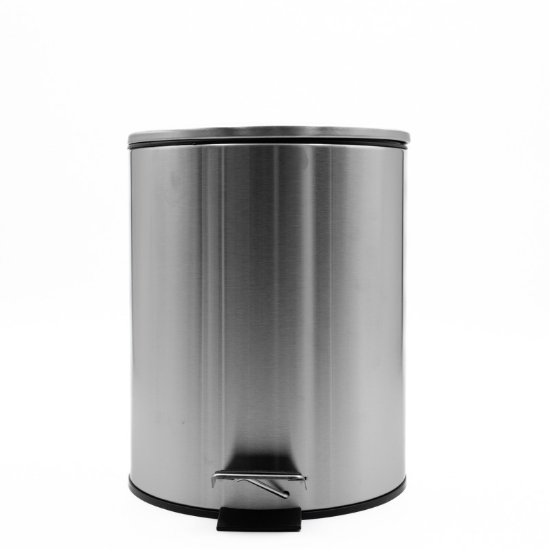 Hotel Classic Inox Κάδος Μπάνιου 5lt Μεταλλικός με Μηχανισμό Soft Close