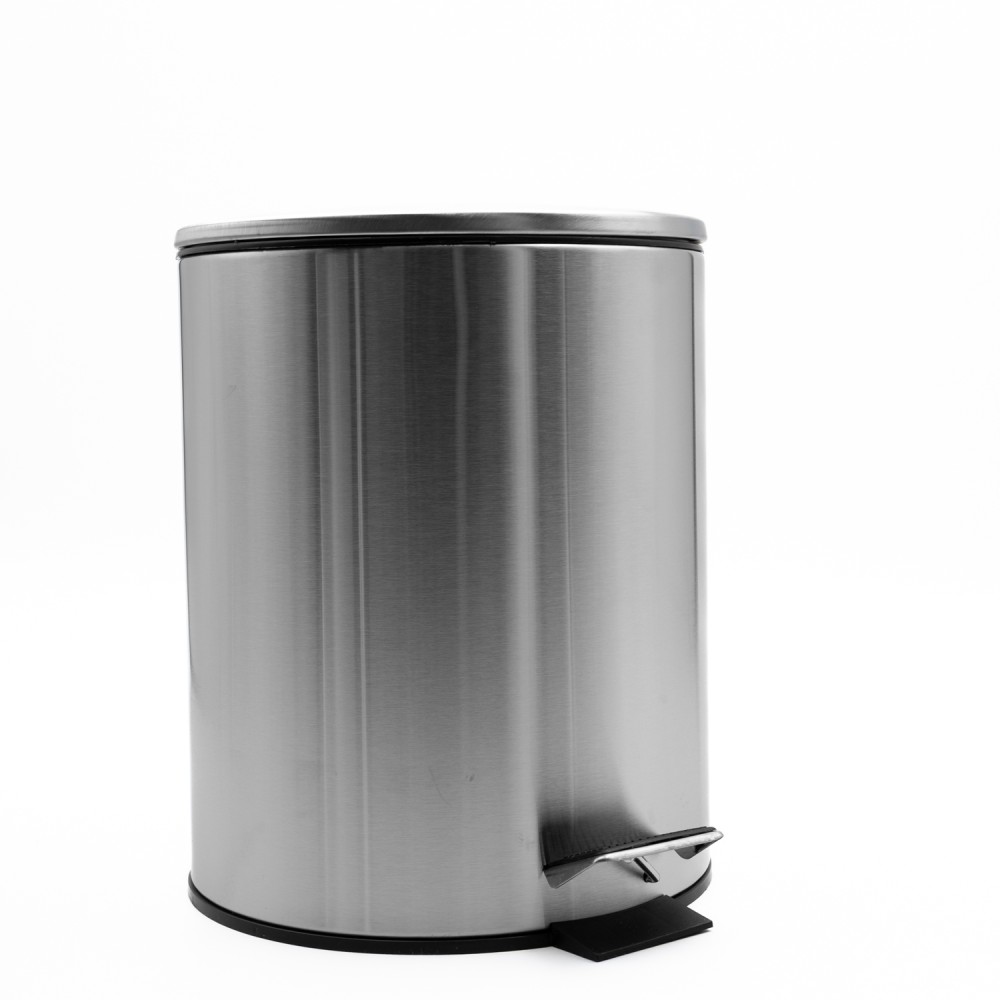 Hotel Classic Inox Κάδος Μπάνιου 5lt Μεταλλικός με Μηχανισμό Soft Close