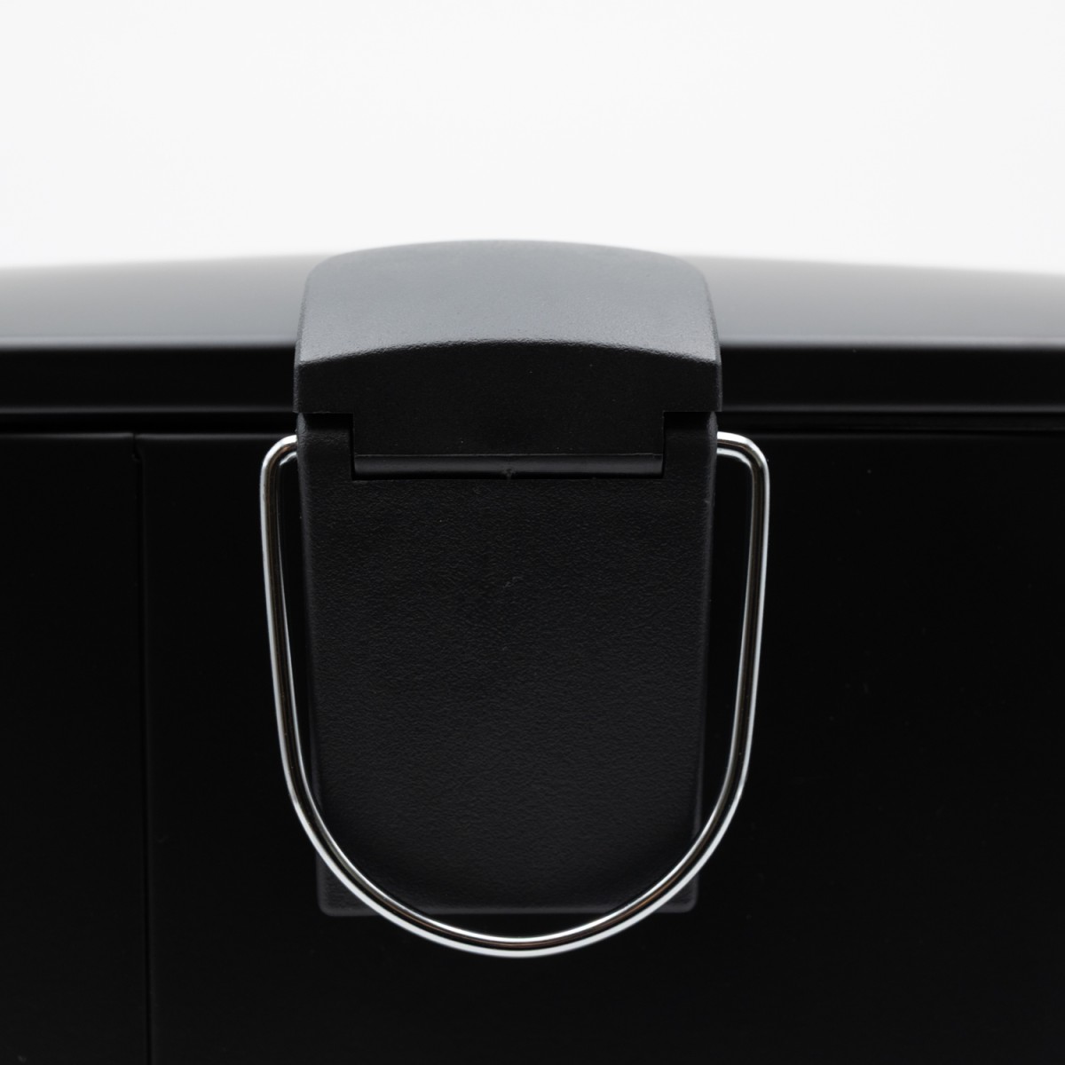Hotel Cubic Black Κάδος Μπάνιου 5lt Μεταλλικός με Μηχανισμό Soft Close