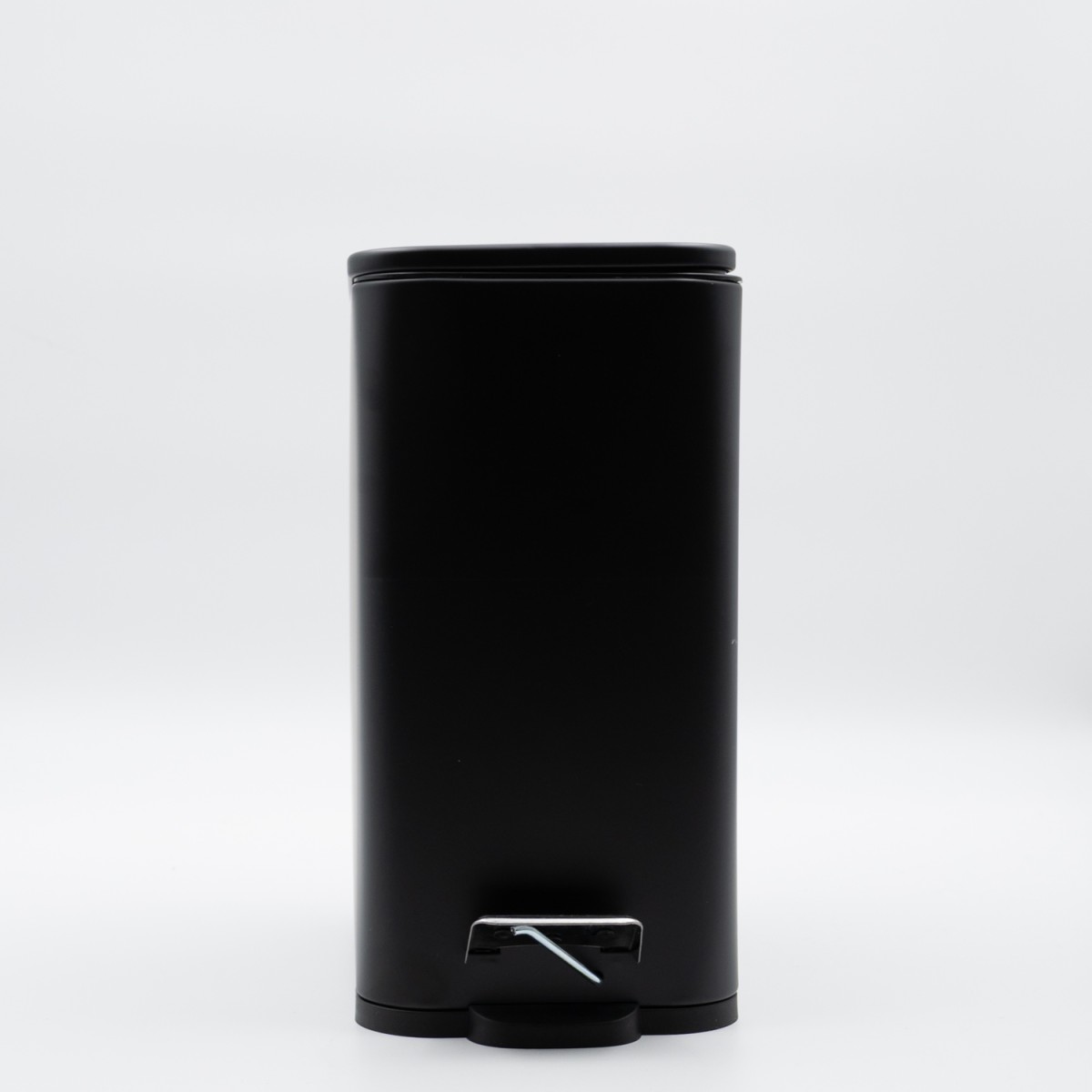 Hotel Slim Black Κάδος Μπάνιου 5lt Μεταλλικός με Μηχανισμό Soft Close