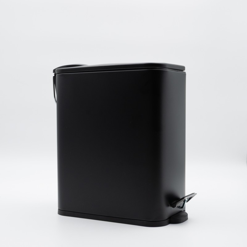 Hotel Slim Black Σετ Πεντάλ 5lt με Soft Close & Πιγκάλ Μεταλλικό
