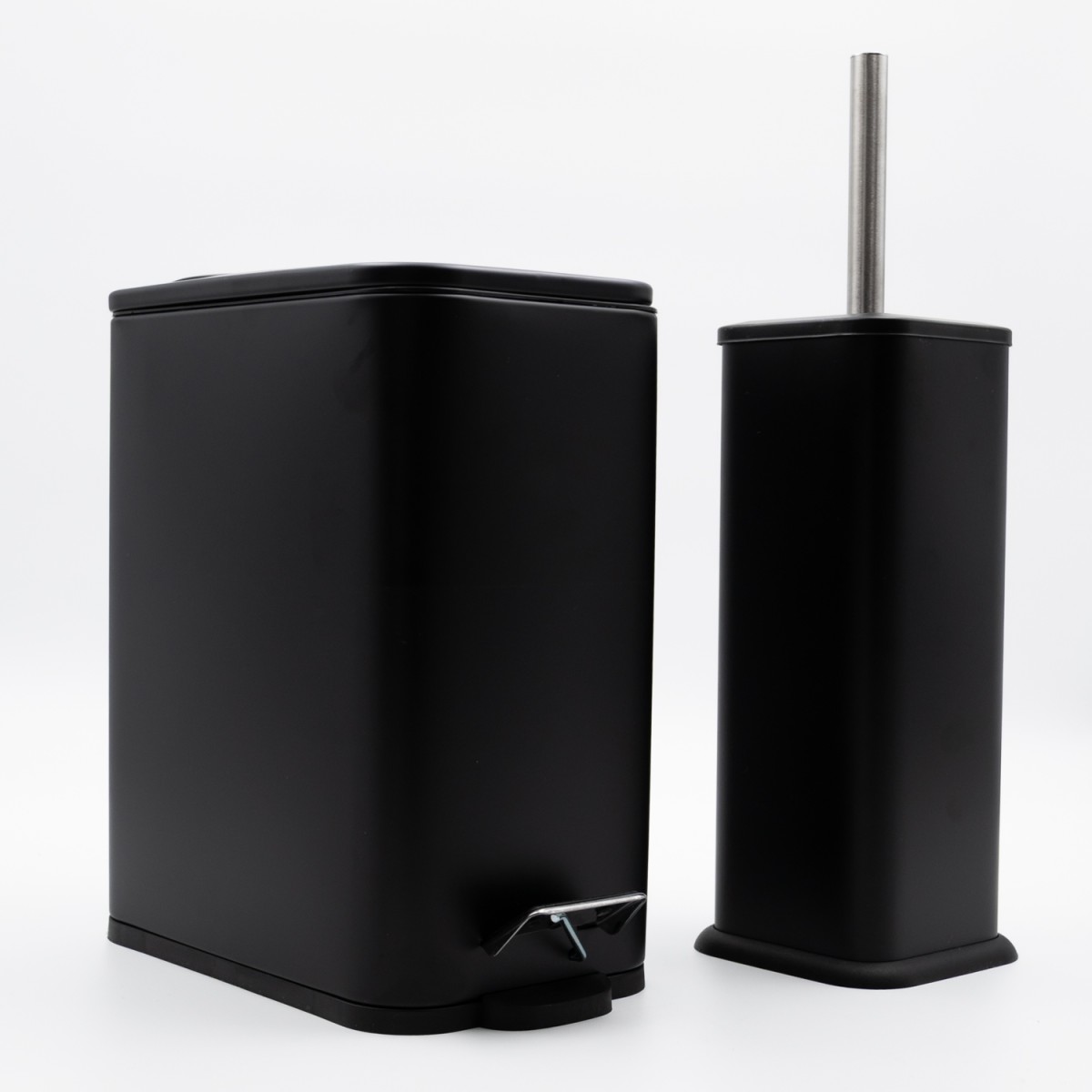 Hotel Slim Black Σετ Πεντάλ 5lt με Soft Close & Πιγκάλ Μεταλλικό