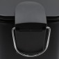 Hotel Slim Black Κάδος Μπάνιου 5lt Μεταλλικός με Μηχανισμό Soft Close