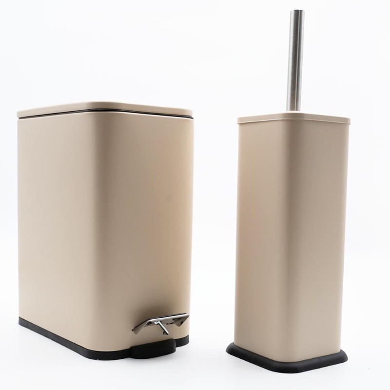 Hotel Slim Ochre Σετ Πεντάλ 5lt με Soft Close & Πιγκάλ Μεταλλικό