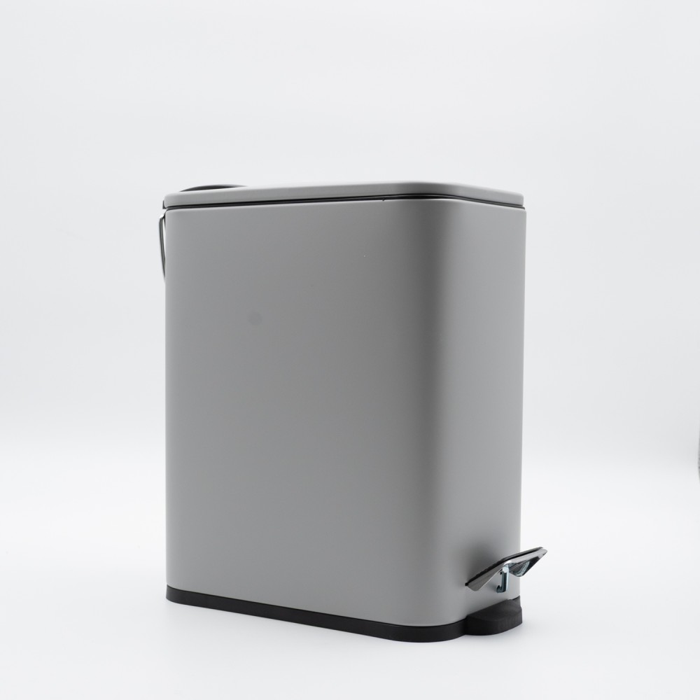 Hotel Slim Grey Σετ Πεντάλ 5lt με Soft Close & Πιγκάλ Μεταλλικό