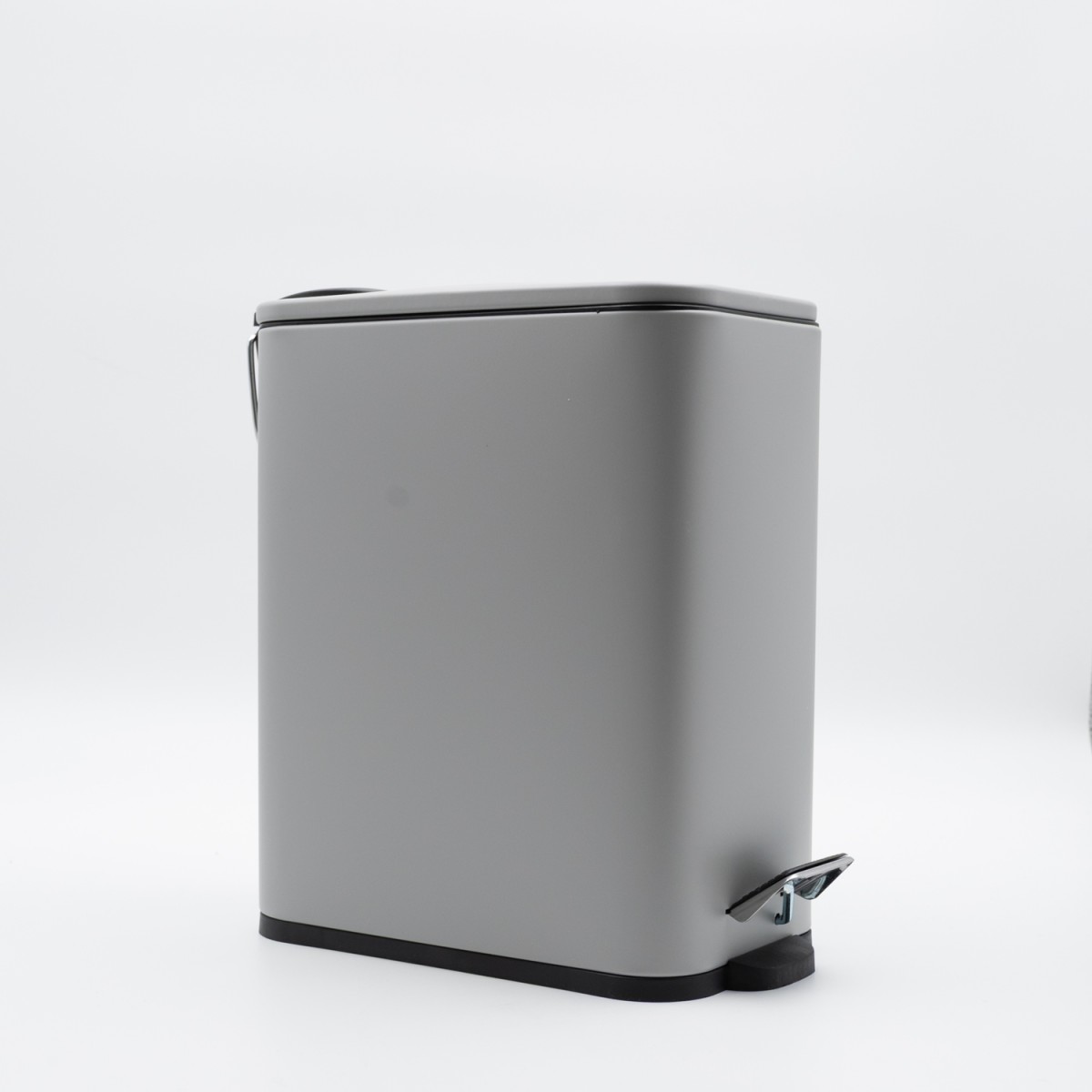 Hotel Slim Grey Σετ Πεντάλ 5lt με Soft Close & Πιγκάλ Μεταλλικό