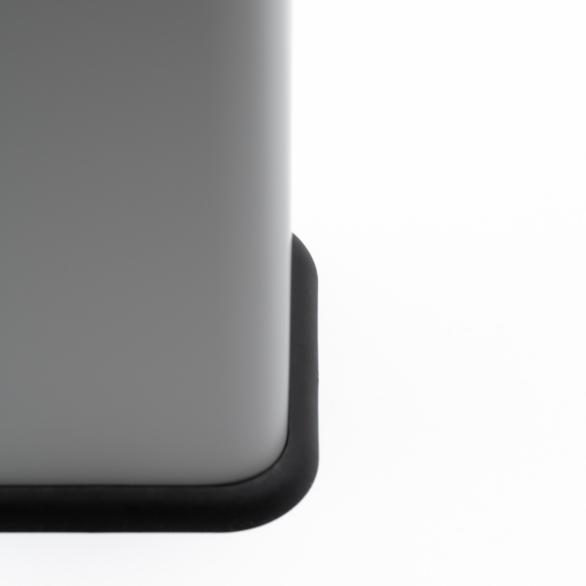 Hotel Slim Grey Κάδος Μπάνιου 5lt Μεταλλικός με Μηχανισμό Soft Close