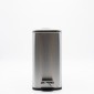 Hotel Slim Inox Κάδος Μπάνιου 5lt Μεταλλικός με Μηχανισμό Soft Close