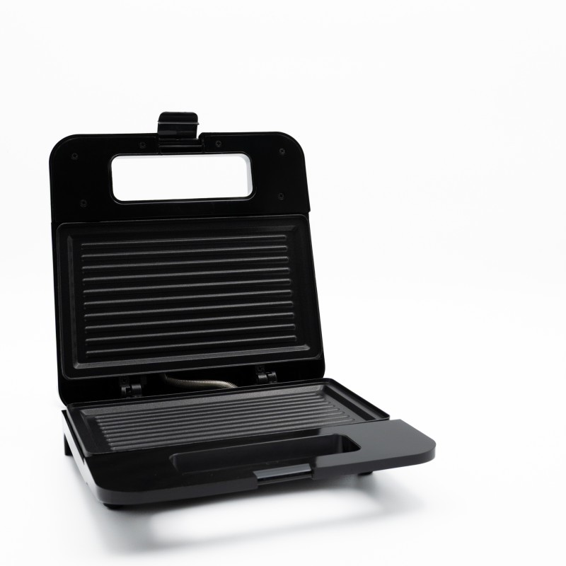 TNS Black Τοστιέρα 750W με Αντικολλητικές Πλάκες Γκριλ για 2 Τοστ
