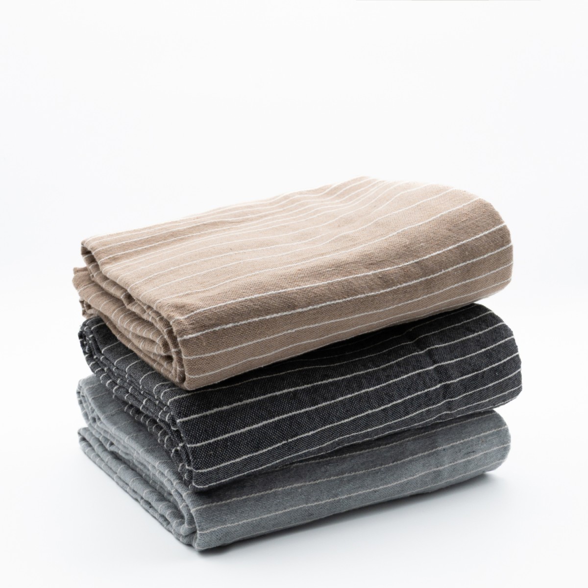 Line Ριχτάρι Μονοθέσιο (150x180) Γκρι με Ρίγες 