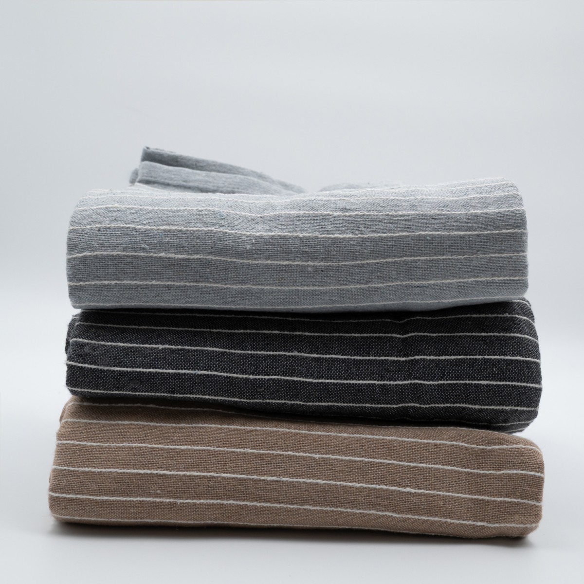 Line Ριχτάρι Μονοθέσιο (150x180) Γκρι με Ρίγες 