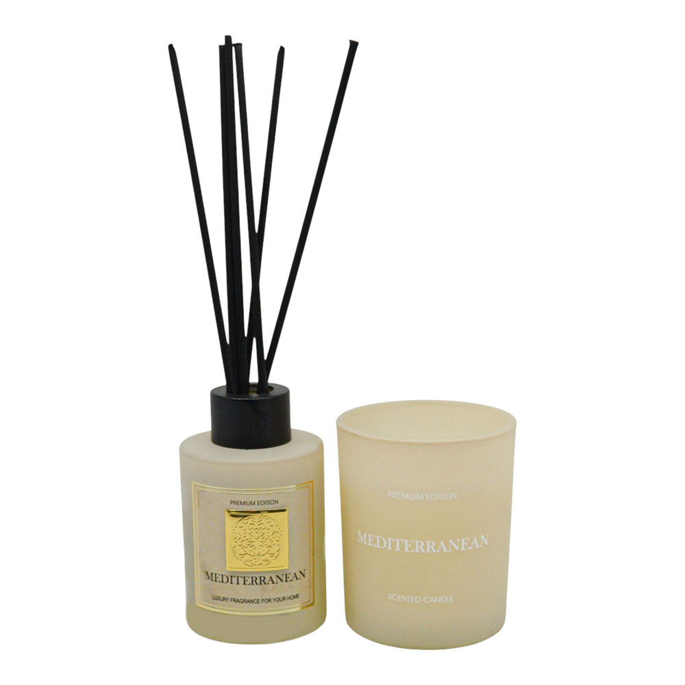 Ankor Mediterranean Σετ Αρωματικού Χώρου 50ml & Αρωματικό Κερί