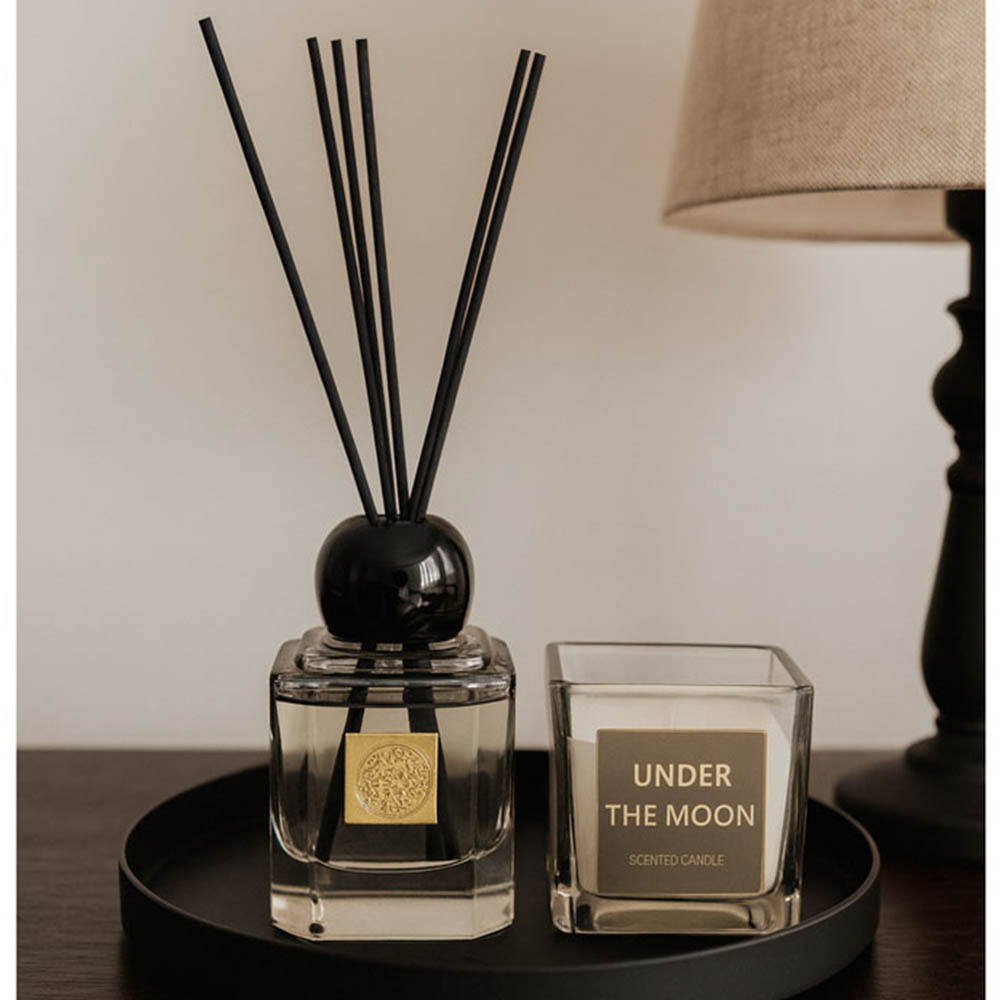 Ankor Under The Moon Σετ Premium Αρωματικό Χώρου 80ml με Sticks & Αρωματικό Κερί Πολυτελείας