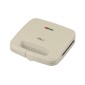 Ankor Beige Τοστιέρα 750W 2 Θέσεων με Αντικολλητικές Πλάκες 834389