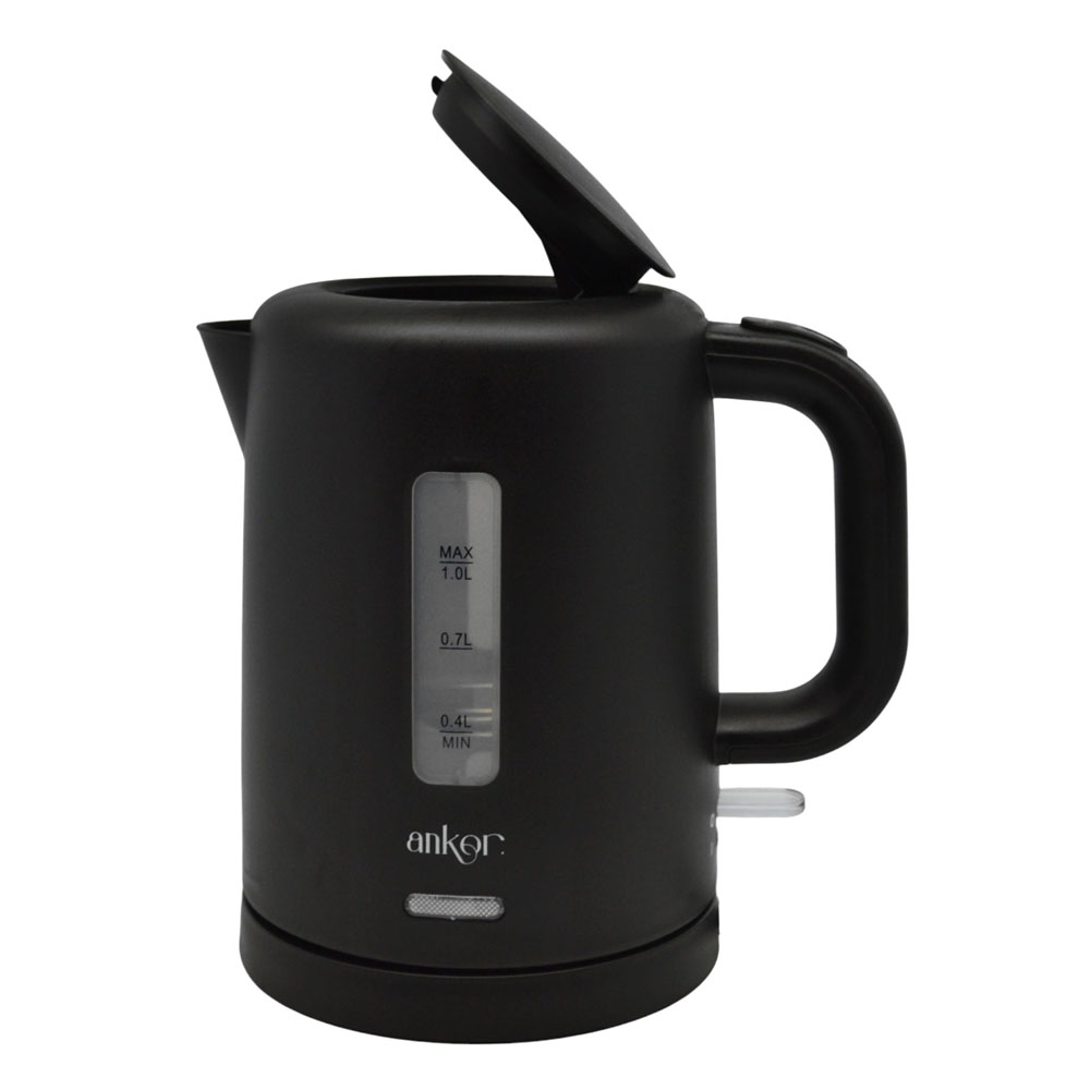 Ankor Black Βραστήρας 1100W Πλαστικός Χωρητικότητας 1lt